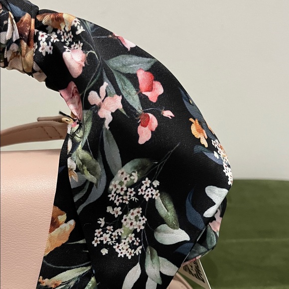 Anne Klein Blush Mini Bag with Floral Handle - Picture 8 of 9